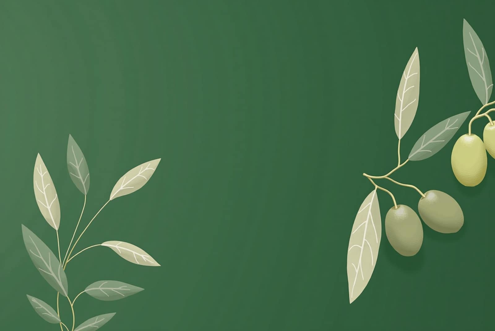 F.7.S botanical olive branches background